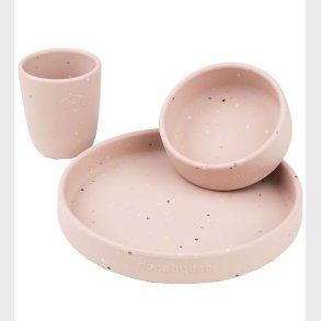 Done By Deer Spisest - Silikone - 3 dele - Confetti Powder