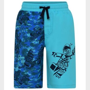 LEGO Ninjago Badeshorts - LWAlex 304 - UV40+ - Bright Blue