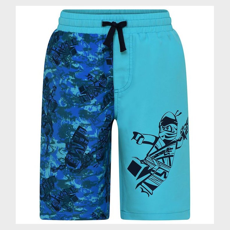 LEGO Ninjago Badeshorts - LWAlex 304 - UV40+ - Bright Blue