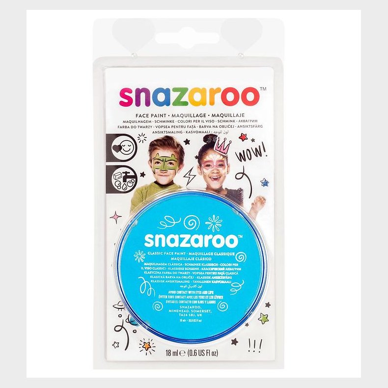 Snazaroo Ansigtsmaling - 18 ml - Turqoise