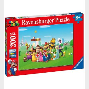 Ravensburger Puslespil - 200 Brikker - Super Mario Adventure