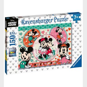 Ravensburger Puslespil - 150 Brikker - Mickey & Minnie