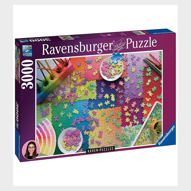 Ravensburger Puslespil - 3000 Brikker - Puslespil On Puslespil
