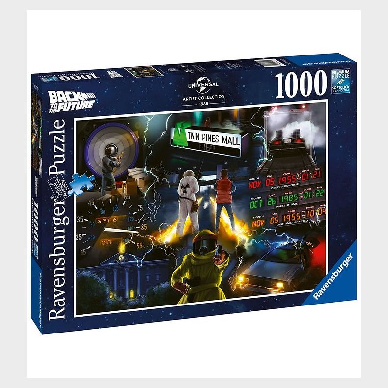 Ravensburger Puslespil - 1000 Brikker - Back To The Future