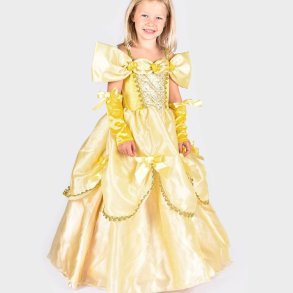 Den Goda Fen Udkldning - Prinsessekjole - Gul