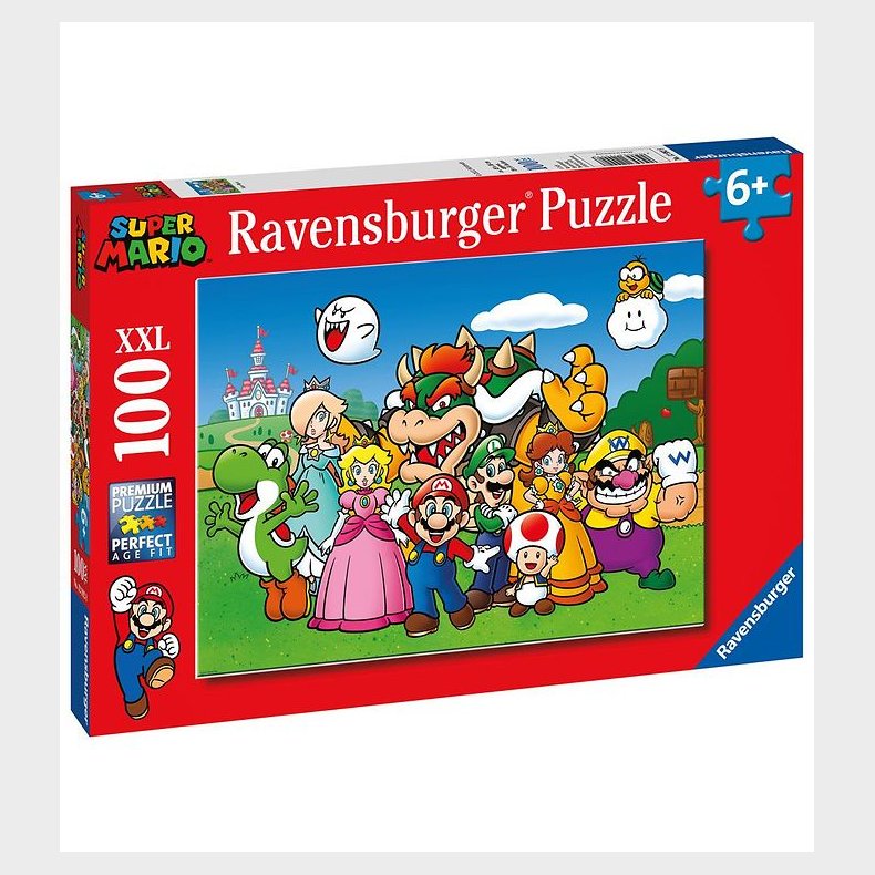 Ravensburger Puslespil - 100 Brikker - Super Mario Fun