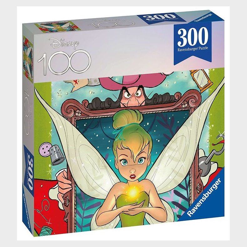 Ravensburger Puslespil - 300 Brikker - Disney Tinkerbell 100 r