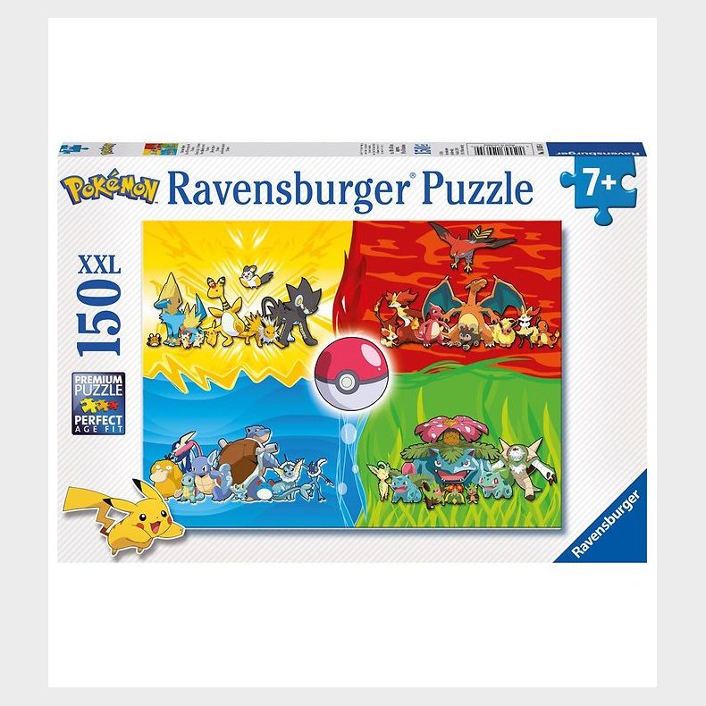 Ravensburger Puslespil - 150 Brikker - Pok&eacute;mon