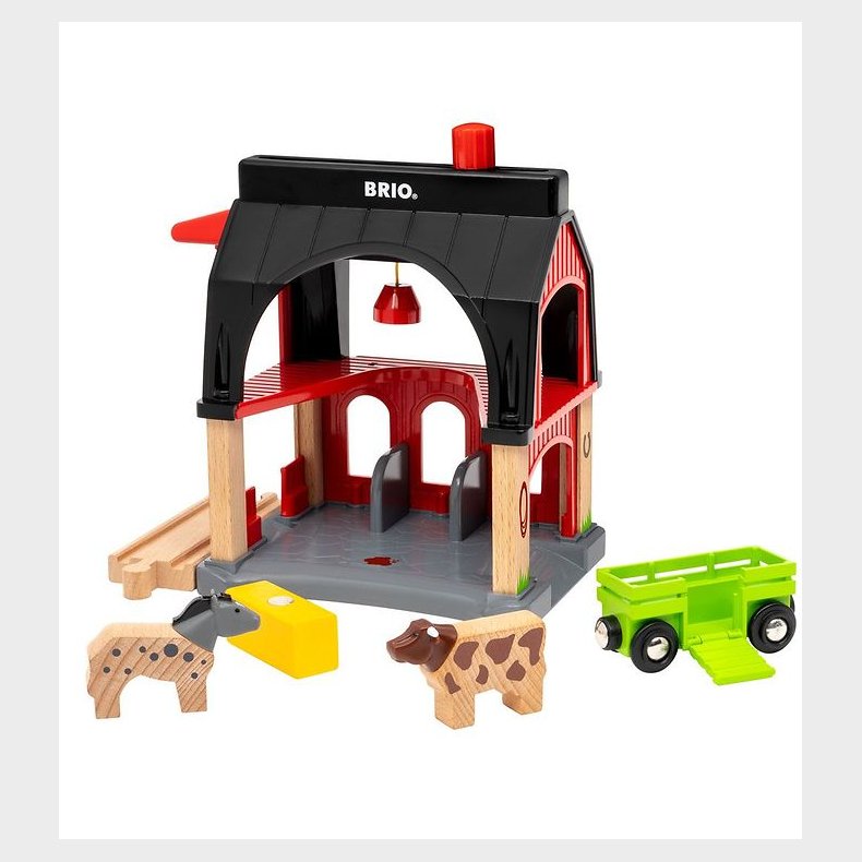 BRIO World Stald Til Dyr - 36012