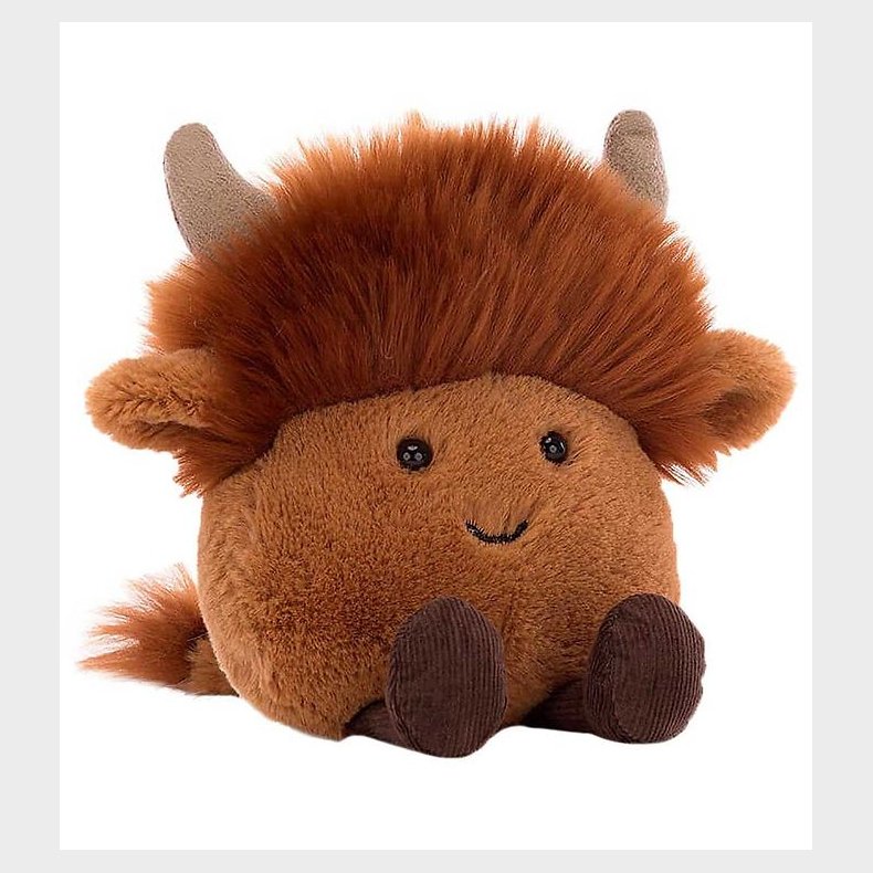 Jellycat Bamse - 10 cm - Amuseabean Highland Cow