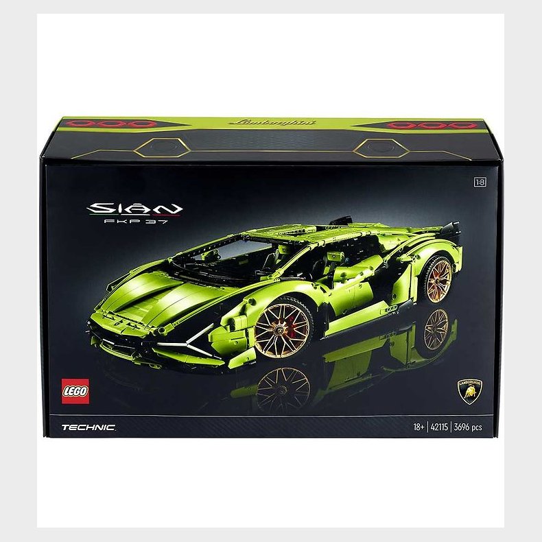 LEGO Technic - Lamborghini Sin FKP 37 42115 - 3696 Dele