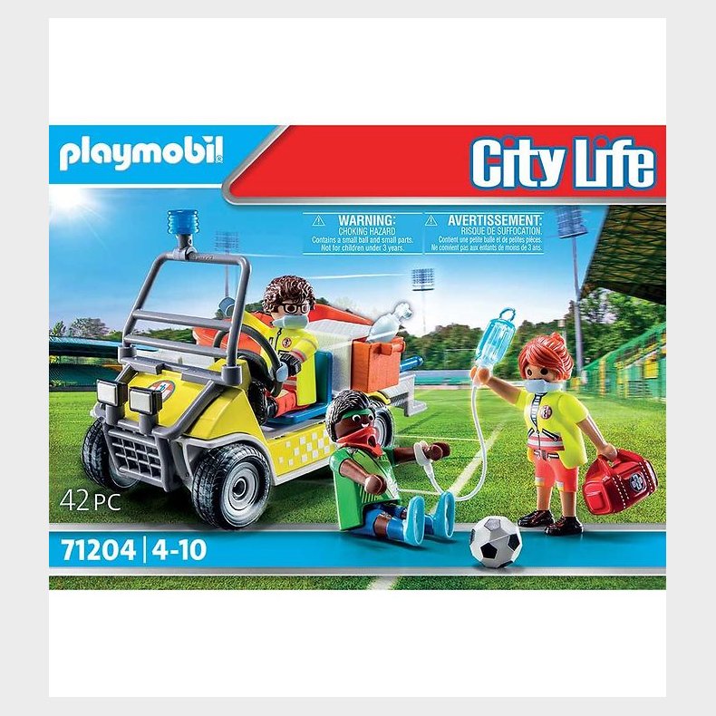 Playmobil City Life - Rednings Bil - 71204 - 42 Dele