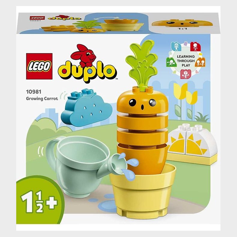 LEGO DUPLO - Gulerod Med Voksevrk 10981 - 11 Dele