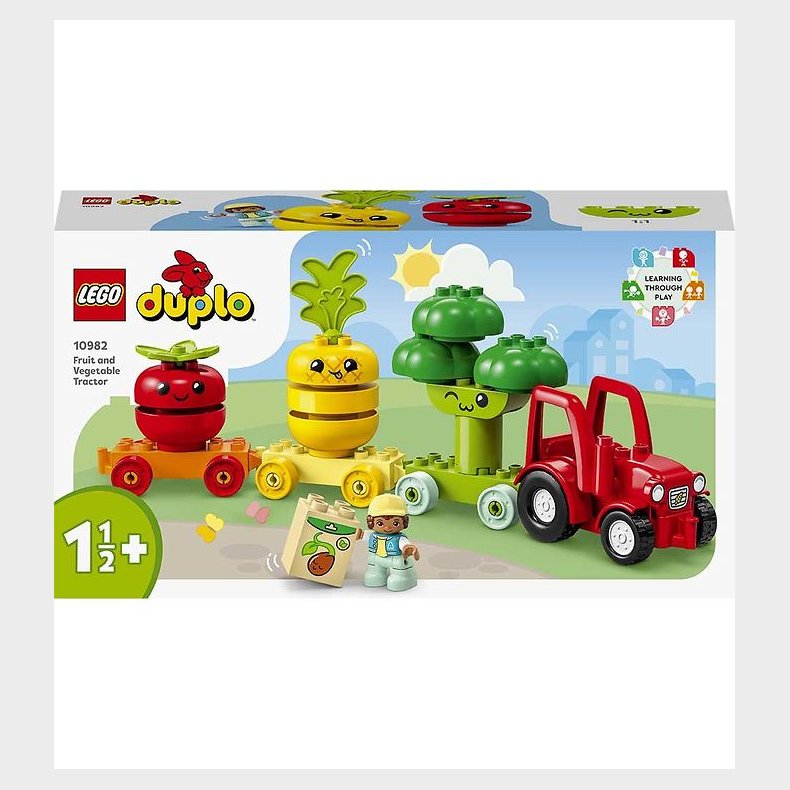 LEGO DUPLO - Traktor Med Frugt Og Grntsager 10982 - 19 Dele