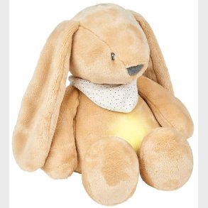 Nattou Sovebamse m. Natlys/Lyd - Sleepy Bunny - Pale Brown