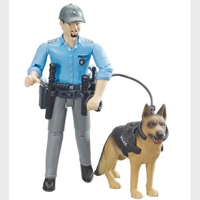 Bruder Figur - bworld - Politimand m. Politihund - 62150