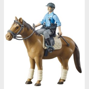 Bruder Figur - bworld - Politimand m. Hest - 62507