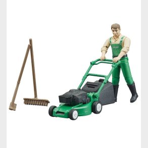 Bruder Figur - bworld - Gartner m. Grsslmaskine - 62103