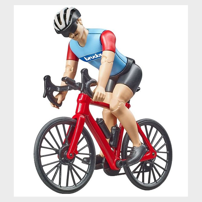 Bruder Figur m. Cykel - bworld - Cykelrytter - Mand - 63110