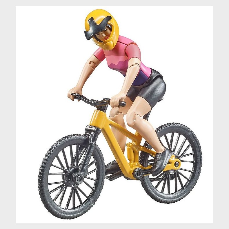 Bruder Figur m. Cykel - bworld - Cykelrytter - Kvinde - 63111