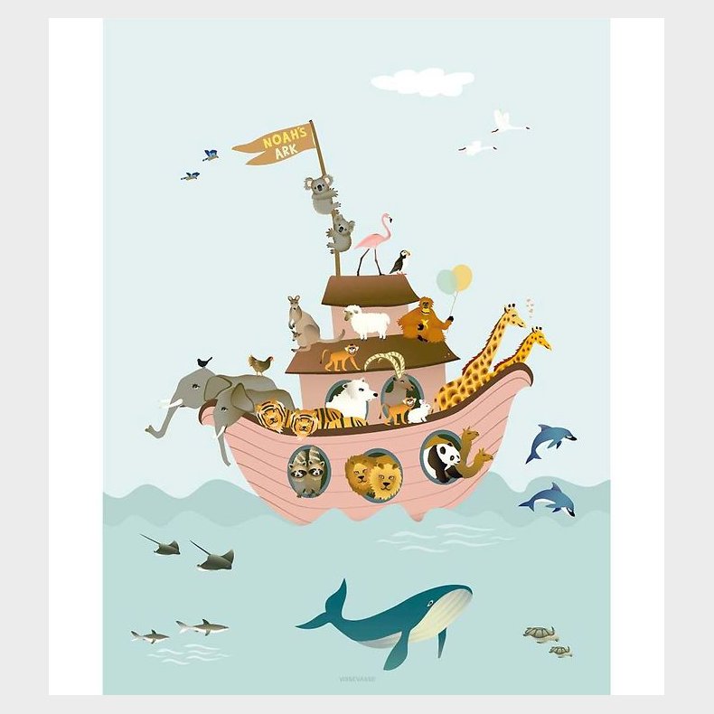 Vissevasse Plakat - 50x70 - Noah's Ark