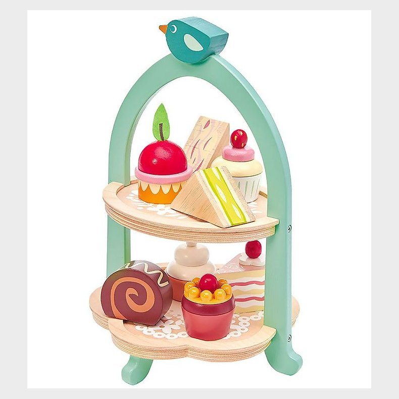 Tender Leaf Trlegetj - Snackopsats - 9 Dele - Fugl