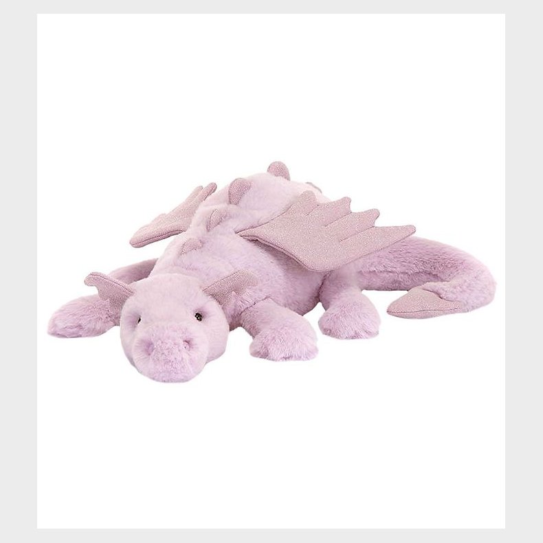 Jellycat Bamse - Huge - 66 cm. - Lavender Dragon