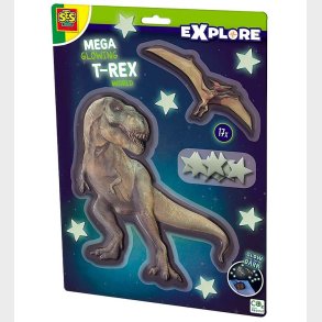 SES Creative - Explore - Selvlysende T-Rex og Pterosaur