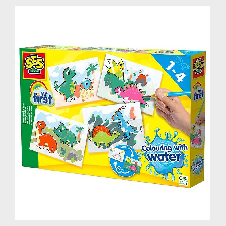 SES Creative - Farv med Vand - Dinosaurer