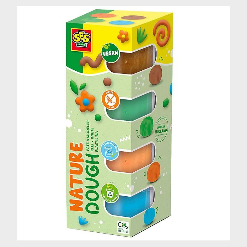 SES Creative Modellervoks - 4x90 g - Nature