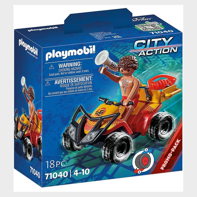 Playmobil City Action - Livredder-ATV - 71040 - 18 Dele