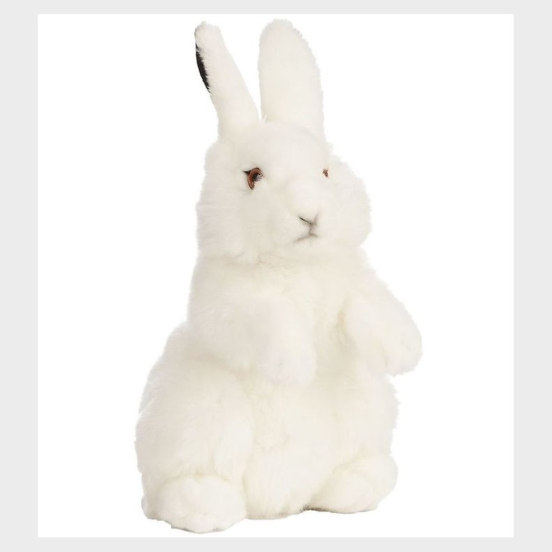 Living Nature Bamse - 27x16 cm - Arktis Hare - Hvid