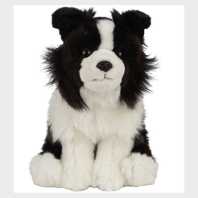 Living Nature Bamse - 24x10 cm - Border Collie - Sort/Hvid