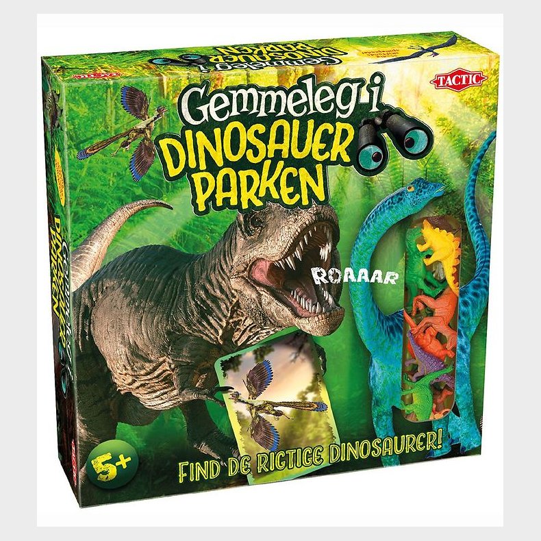 TACTIC Brtspil - Gemmeleg I Dinosaurparken - Dansk