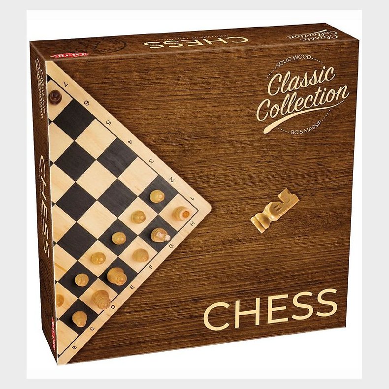 TACTIC Brtspil - Skak - Classic Collection - Tr