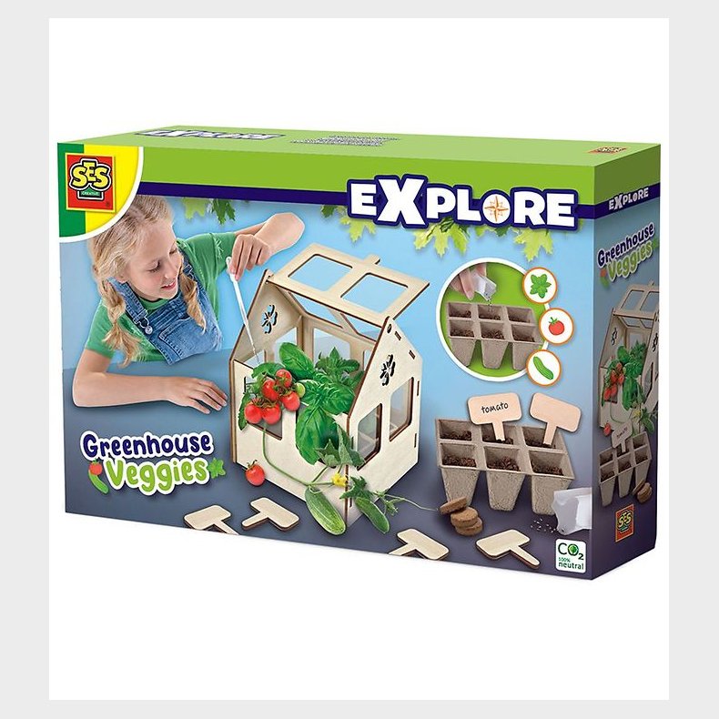 SES Creative - Explore - Minidrivhus m. Plantefr