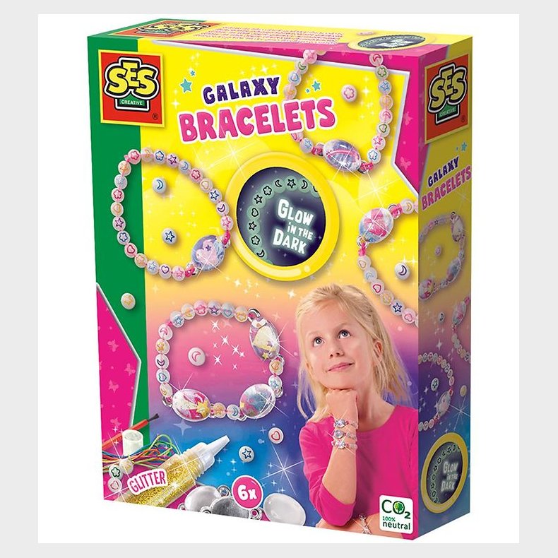 SES Creative - Selvlysende Armbnd - Galaxy