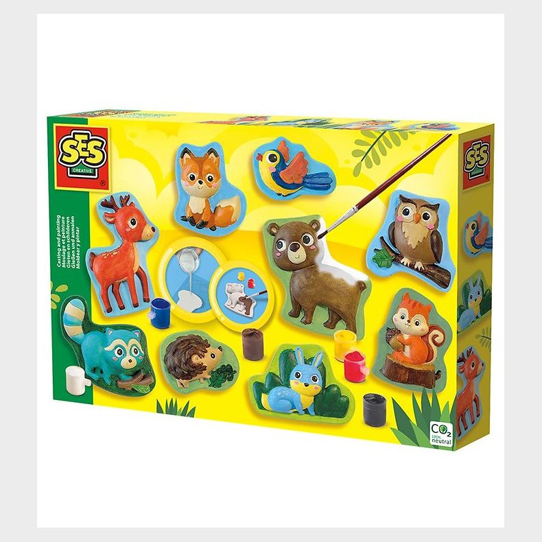 SES Creative - Stb &amp; Mal - Skovens Dyr