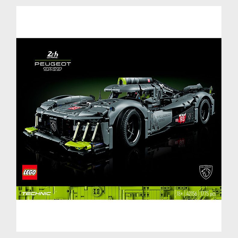 LEGO Technic - Peugeot 9X8 24H Le Mans... 42156 - 1775 Dele