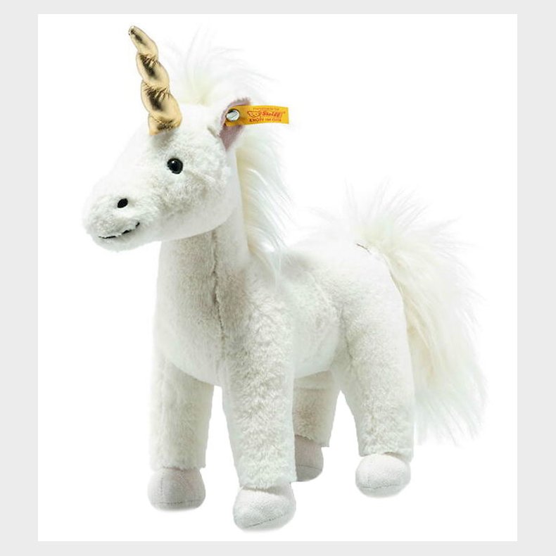Steiff Bamse - 27 cm. - Unica Unicorn - Hvid