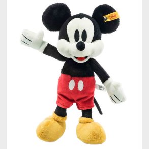 Steiff Bamse - 31 cm. - Mickey Mouse - Sort/Rd