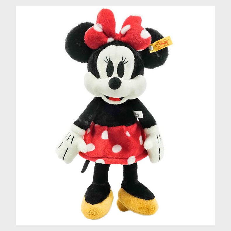 Steiff Bamse - 31 cm. - Minnie Mouse - Sort/Rd