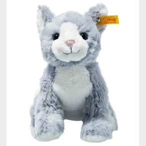 Steiff Bamse - 26 cm. - Cassie Cat - Ice Blue/White
