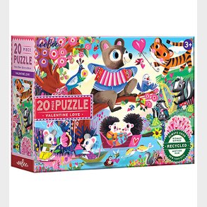 Eeboo Puslespil - 20 Brikker - 28x38 cm - Holder Af