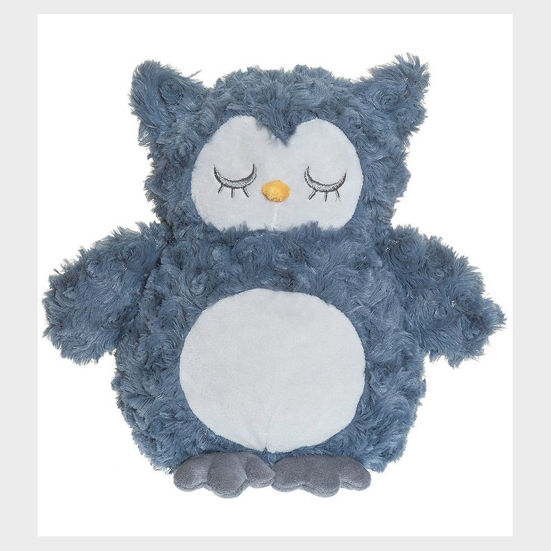 Teddykompaniet Bamse - Teddy Heaters - Ugle - 35 cm - Bl