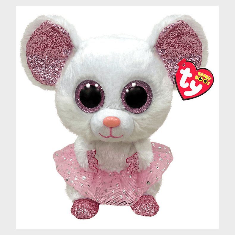 Ty Bamse - Beanie Boos - 23 cm - Nina