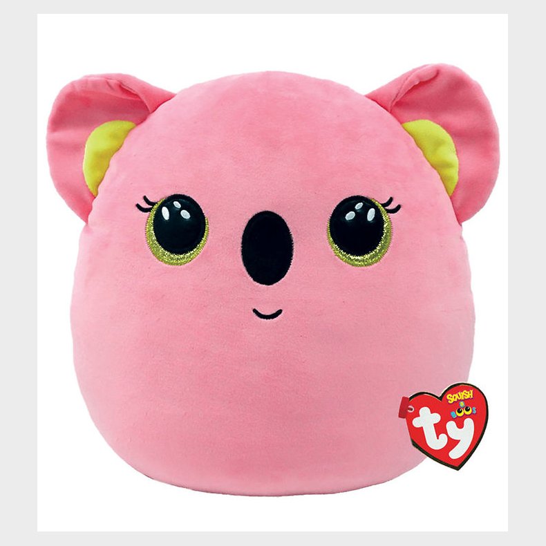 Ty Bamse - Squishy Beanies - 35 cm - Poppy