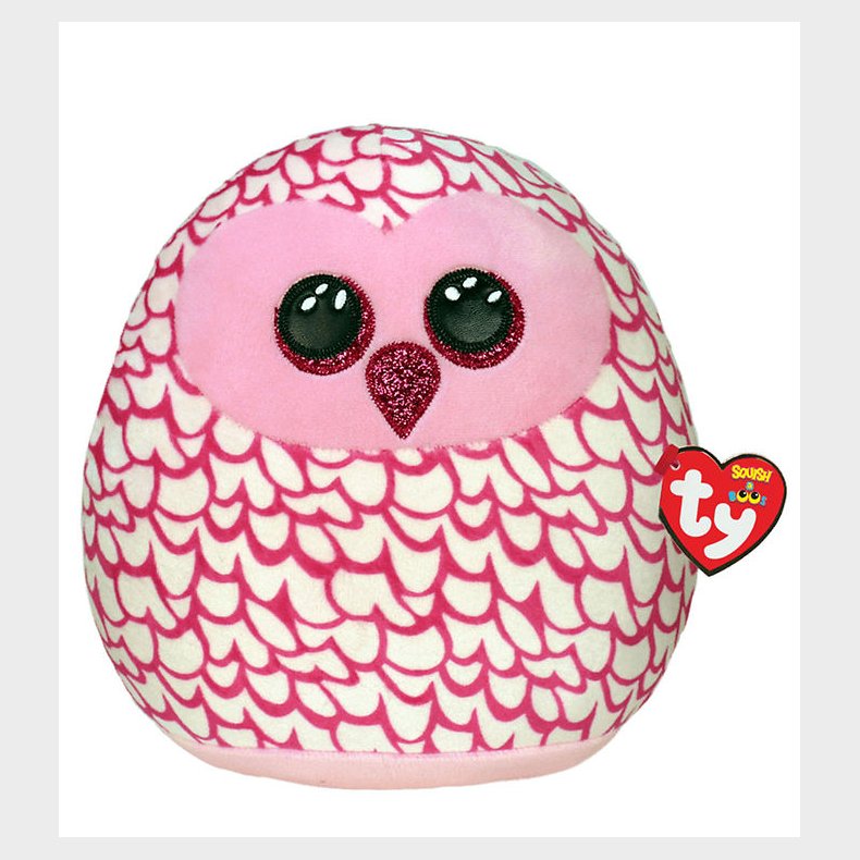 Ty Bamse - Squishy Beanies - 25 cm - Pinky