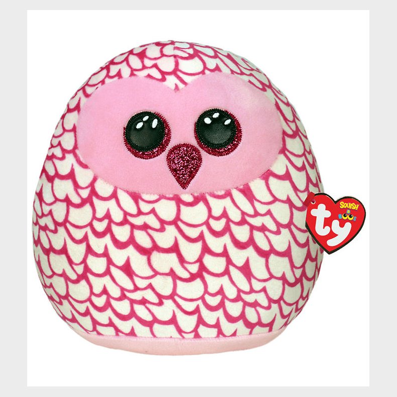 Ty Bamse - Squishy Beanies - 35 cm - Pinky