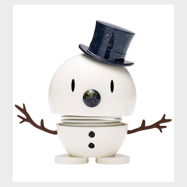 Hoptimist Small Snowman - White/Blue